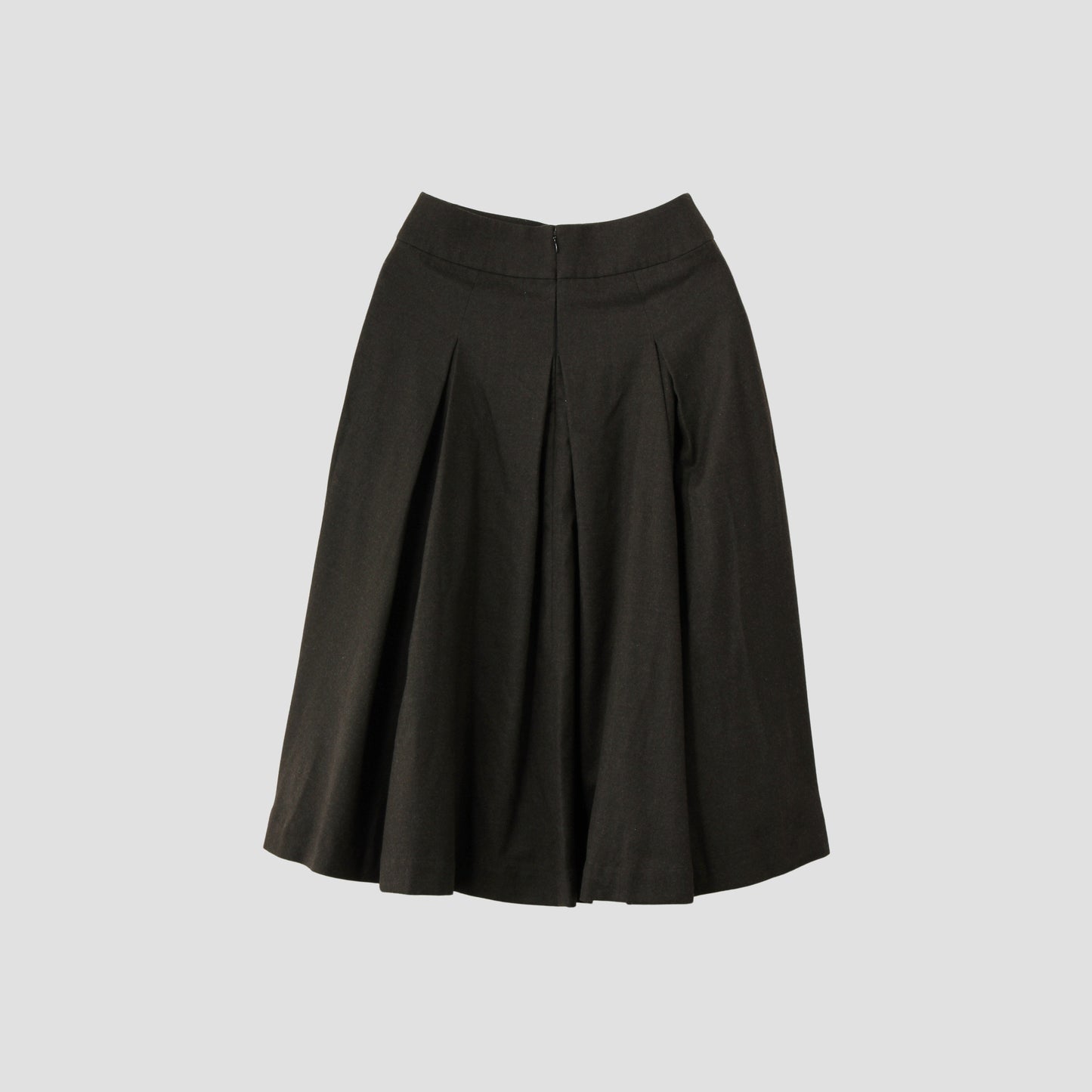 FINE WOOL FLANNEL SKIRT