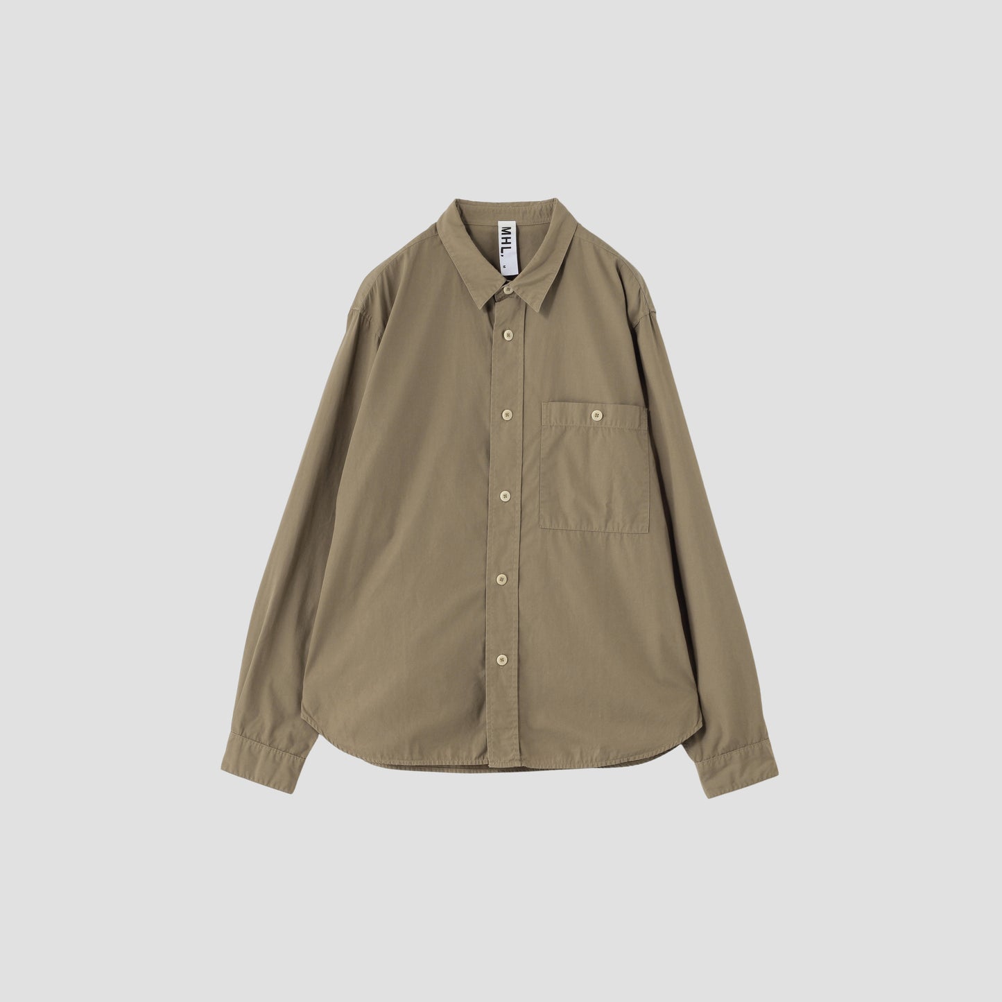 GARMENT DYE BASIC POPLIN(ｵﾝﾗｲﾝｽﾄｱ限定) SHIRT