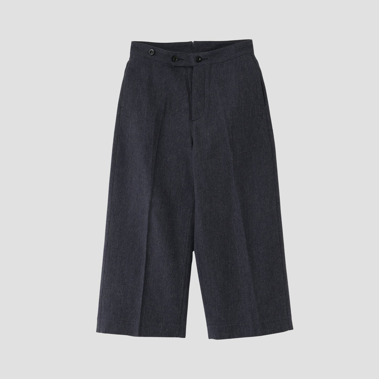 WOOL COTTON SERGE TROUSERS