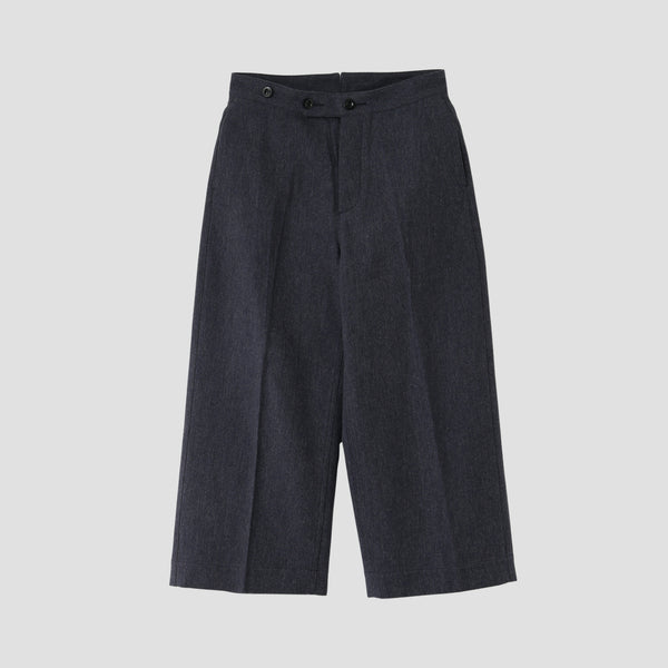 WOOL COTTON SERGE TROUSERS