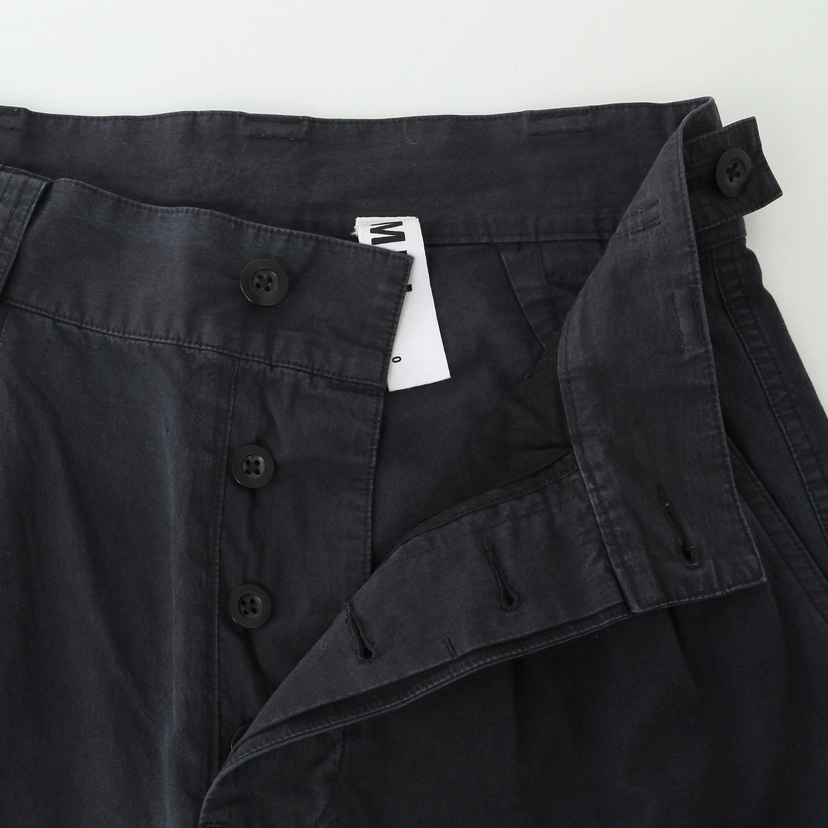 GARMENT DYE LIGHTWEIGHT PLAINWEAVE TROUSERS