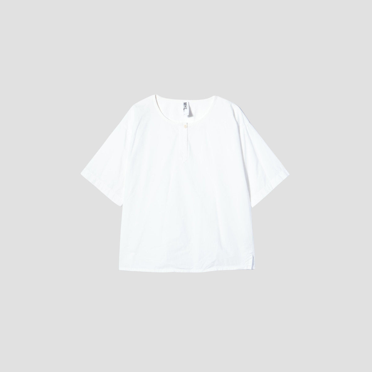 COTTON SLUB POPLIN SHIRT