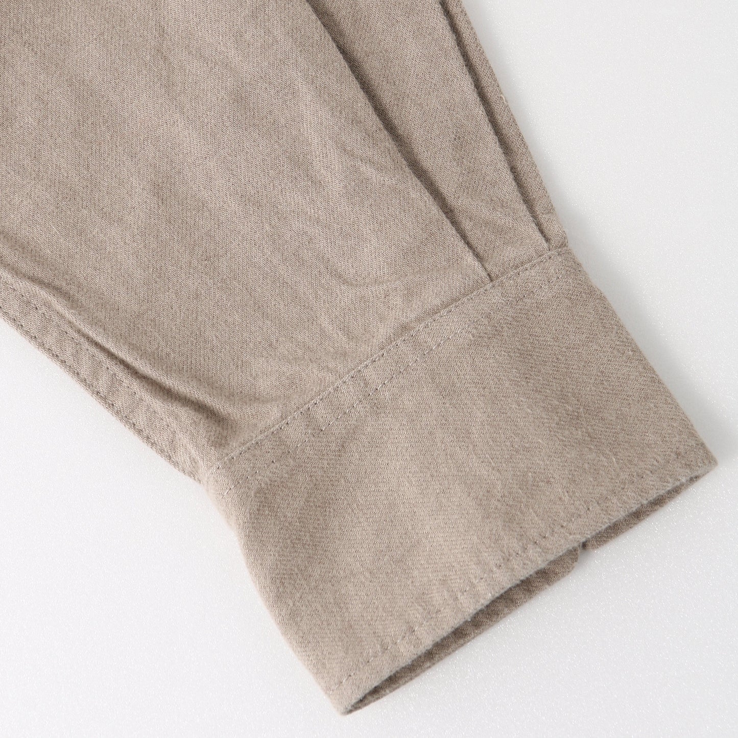 WORN COTTON WOOL TWILL SHIRT