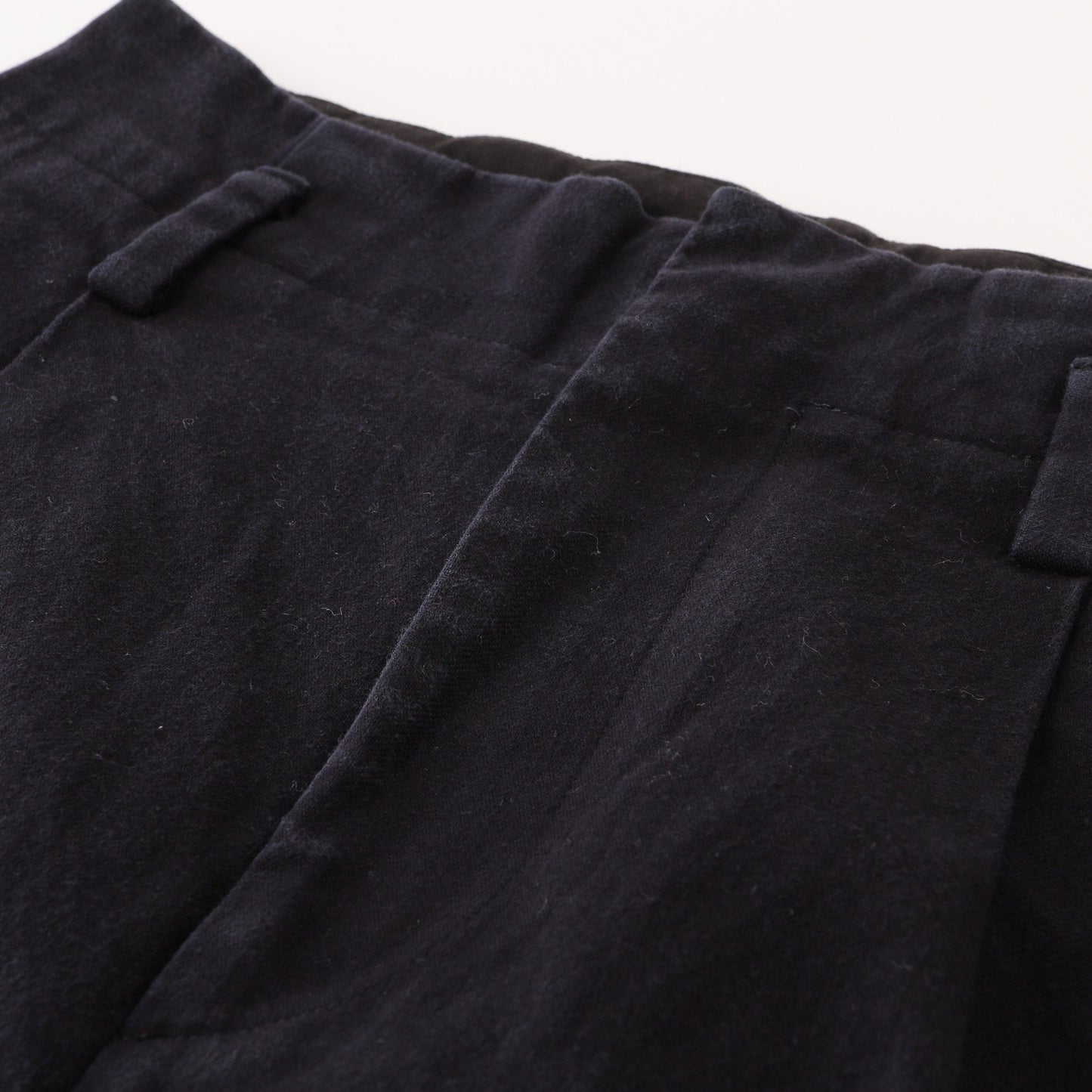 WASHED COTTON TWILL TROUSERS