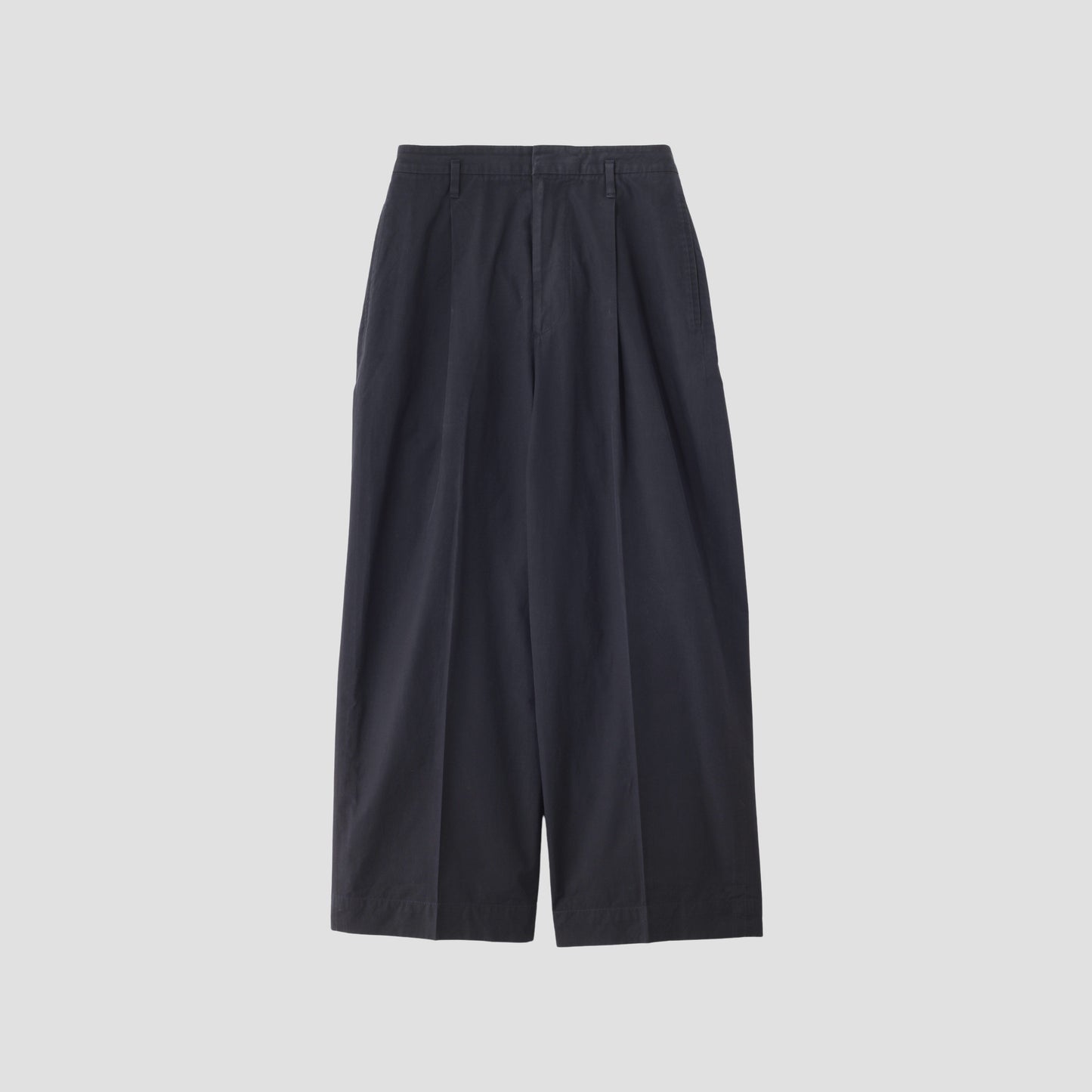 WASHED COTTON TROUSERS