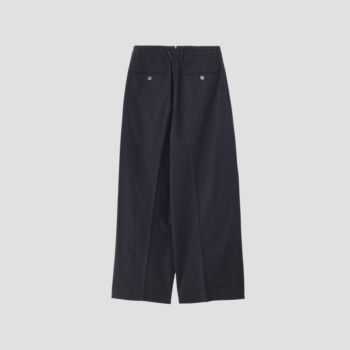 WASHED COTTON TROUSERS