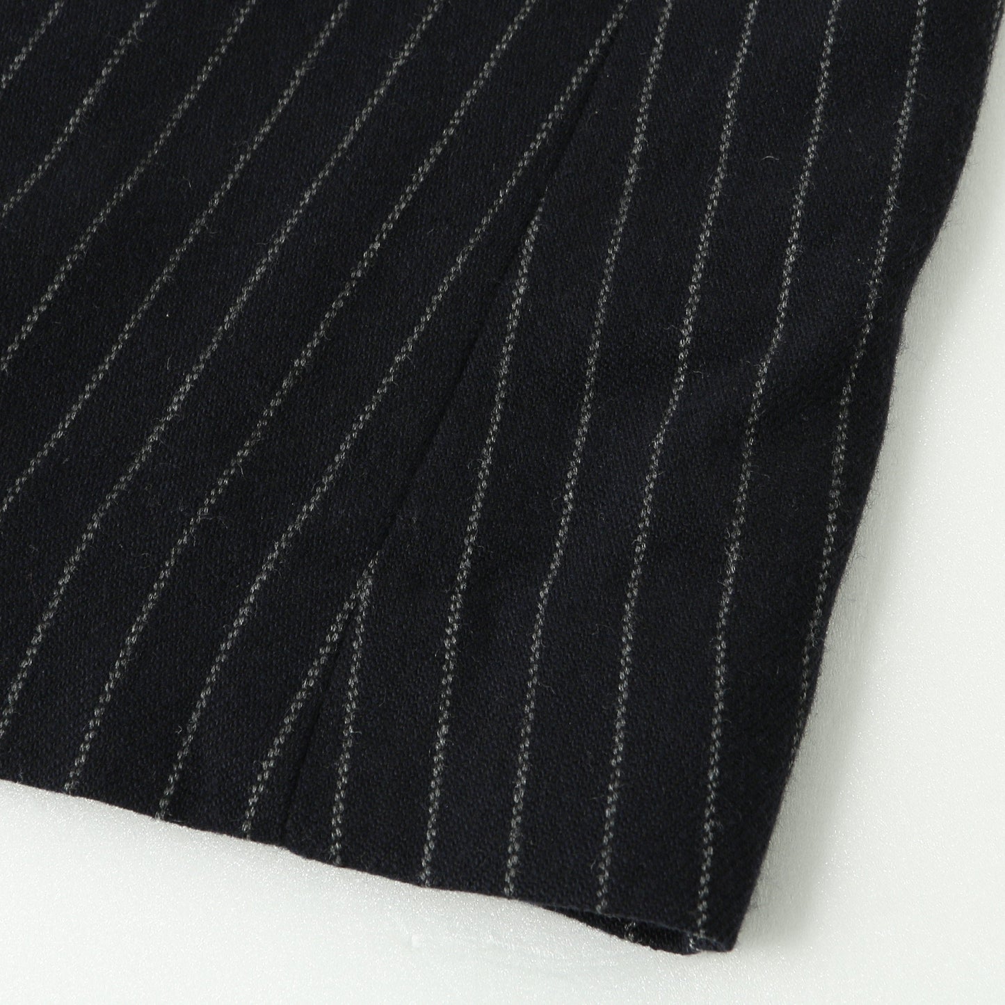 BROKEN STRIPE WOOL SKIRT