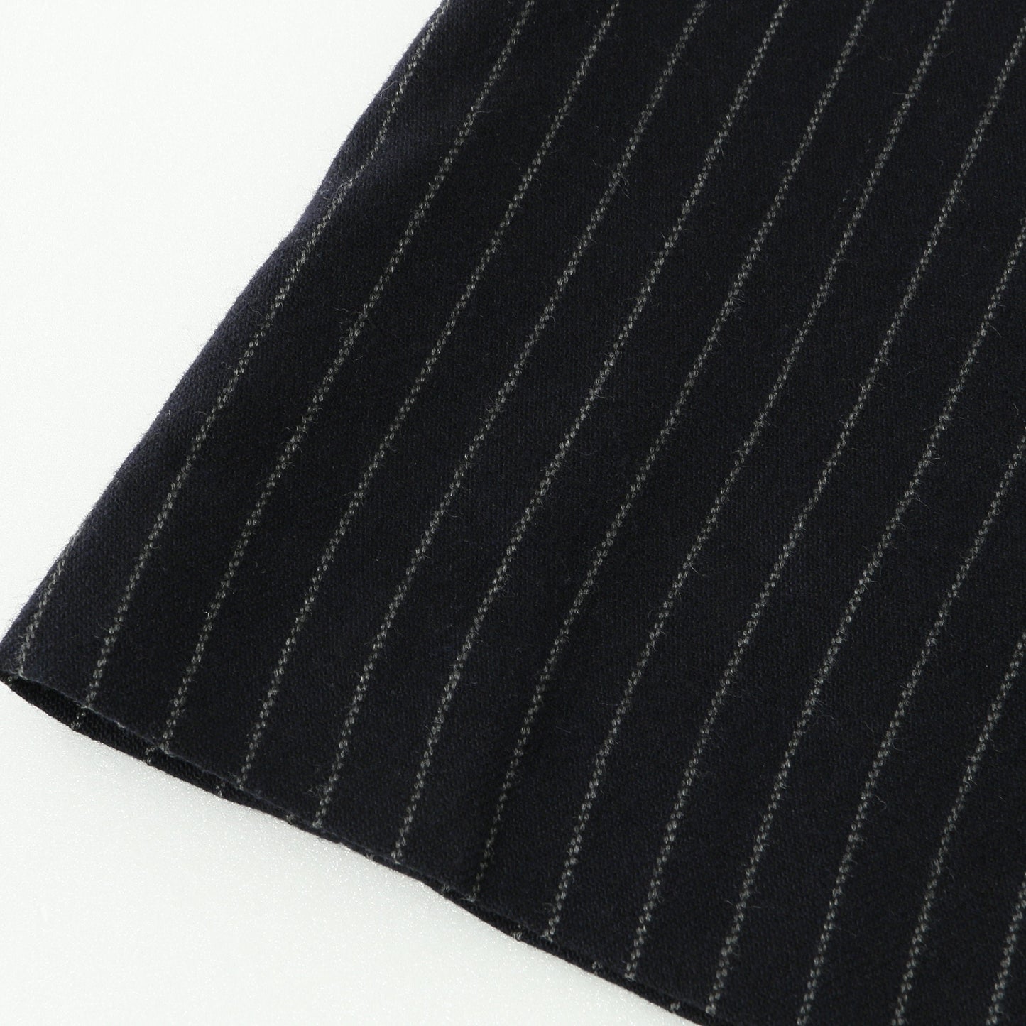 BROKEN STRIPE WOOL SKIRT