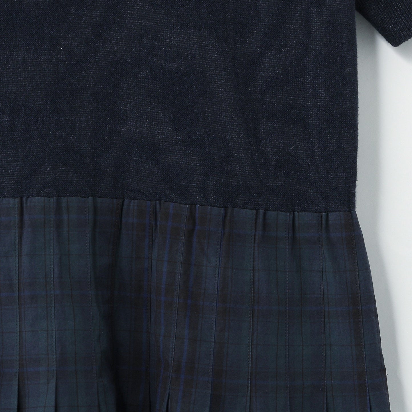 TARTAN POPLIN COTTON DRESS