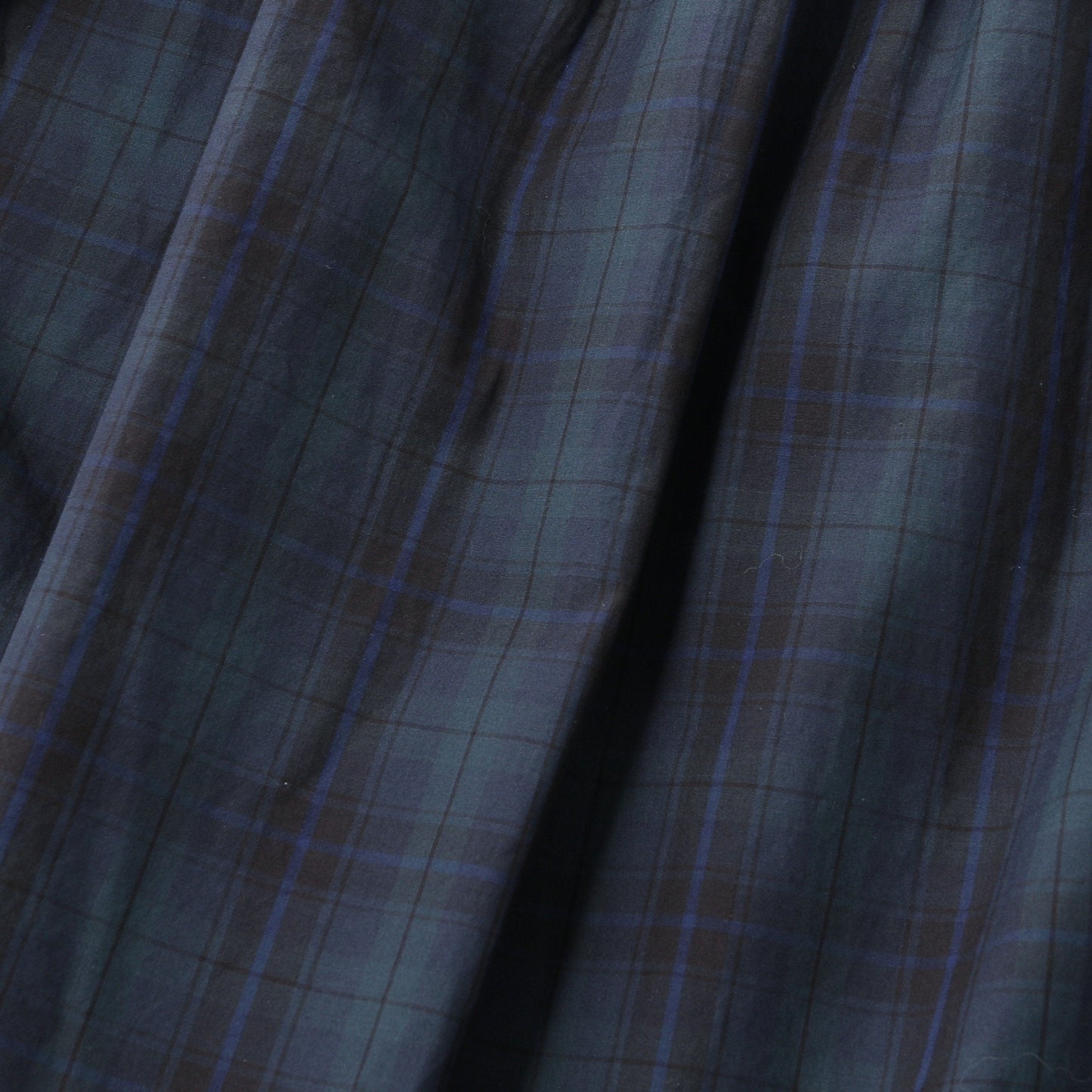 TARTAN POPLIN COTTON DRESS