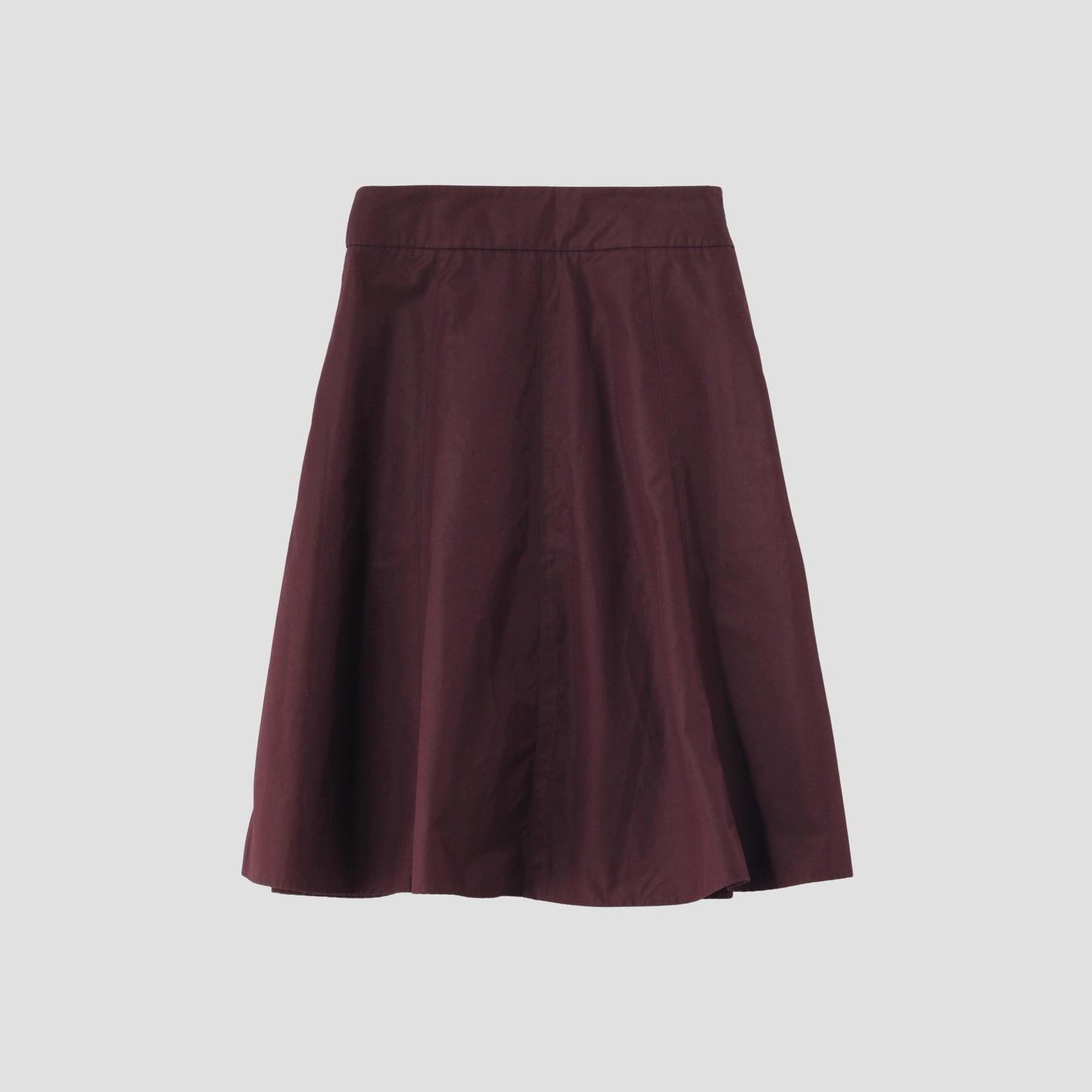 COTTON TAFFETA SKIRT
