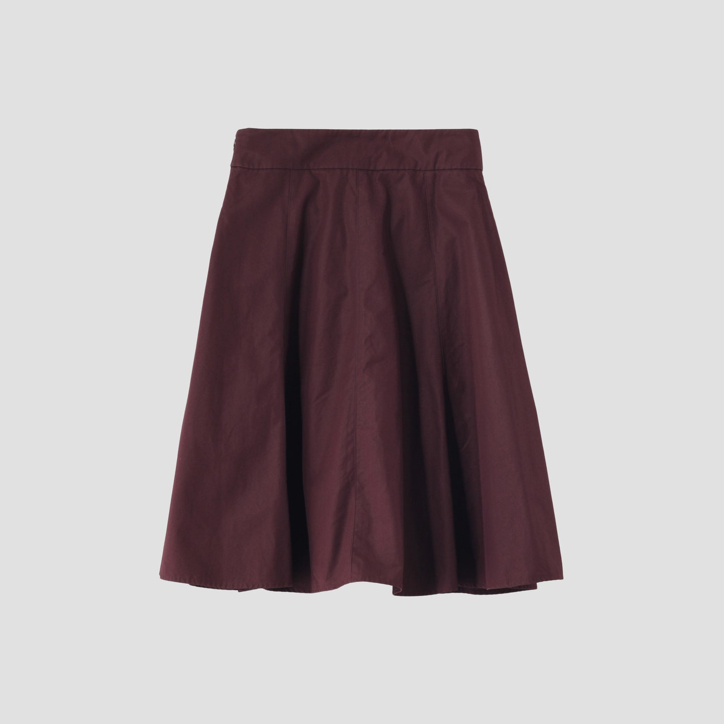 COTTON TAFFETA SKIRT