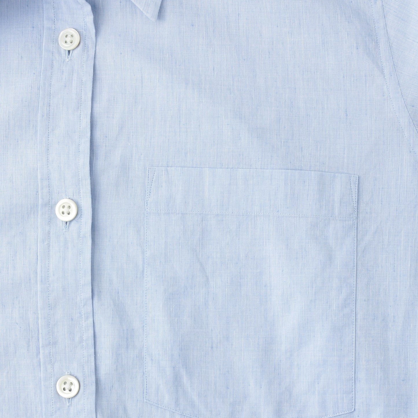 END ON END COTTON LINEN SHIRT