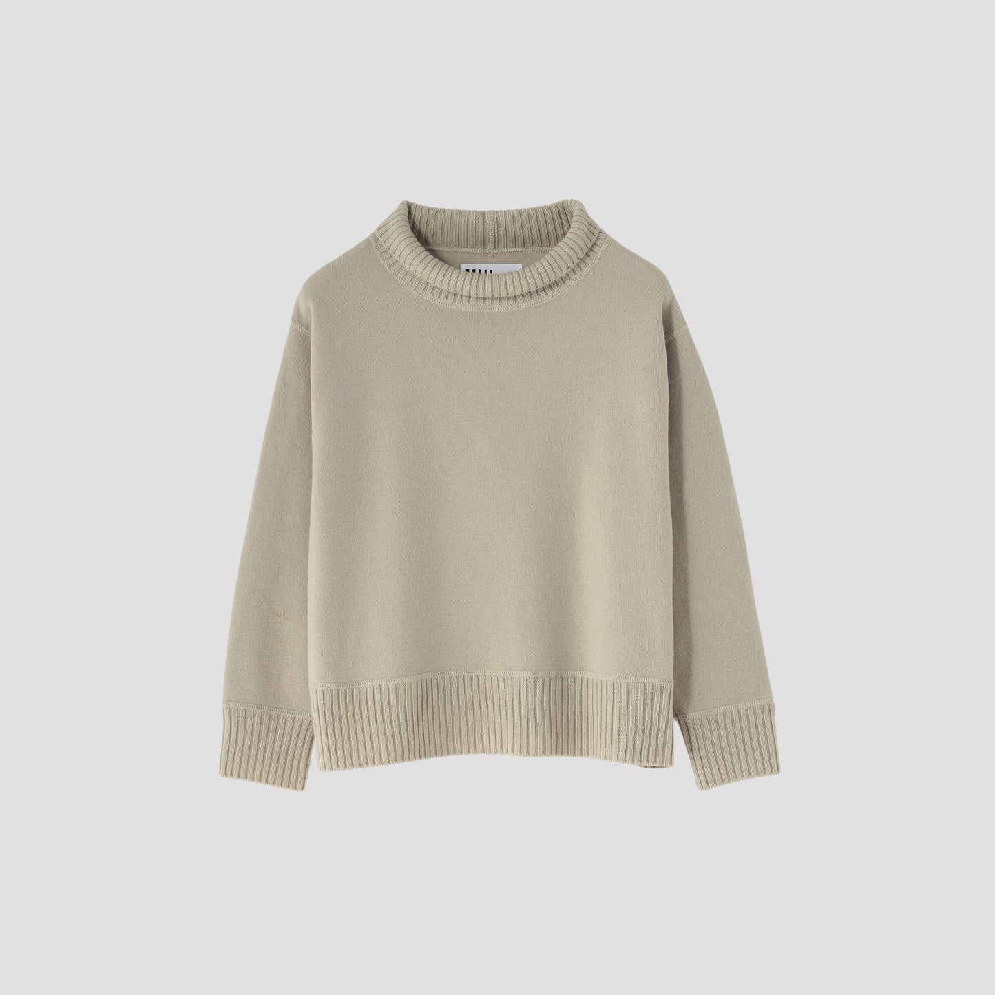 FELTED ROUGH WOOL KNIT