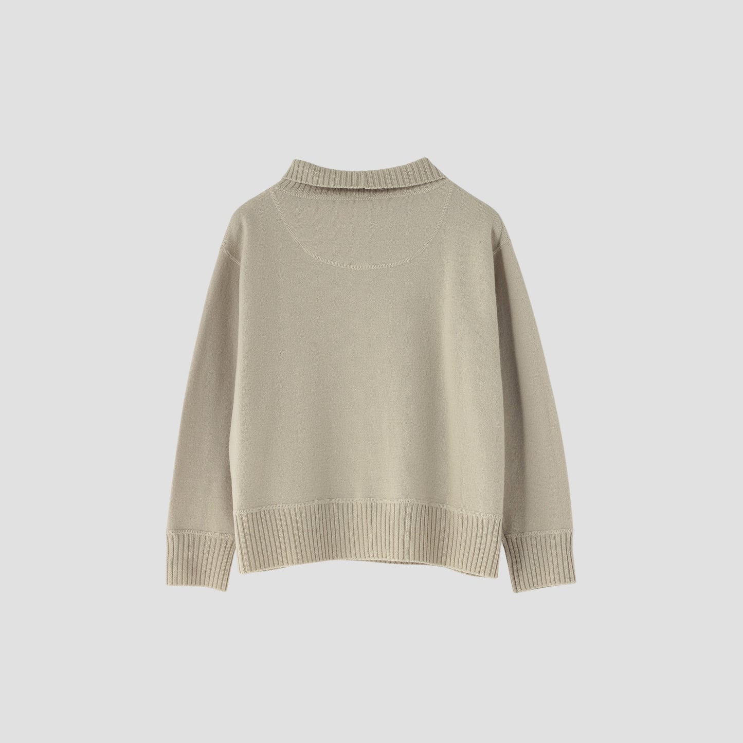 FELTED ROUGH WOOL KNIT