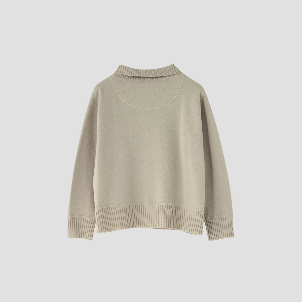 FELTED ROUGH WOOL KNIT