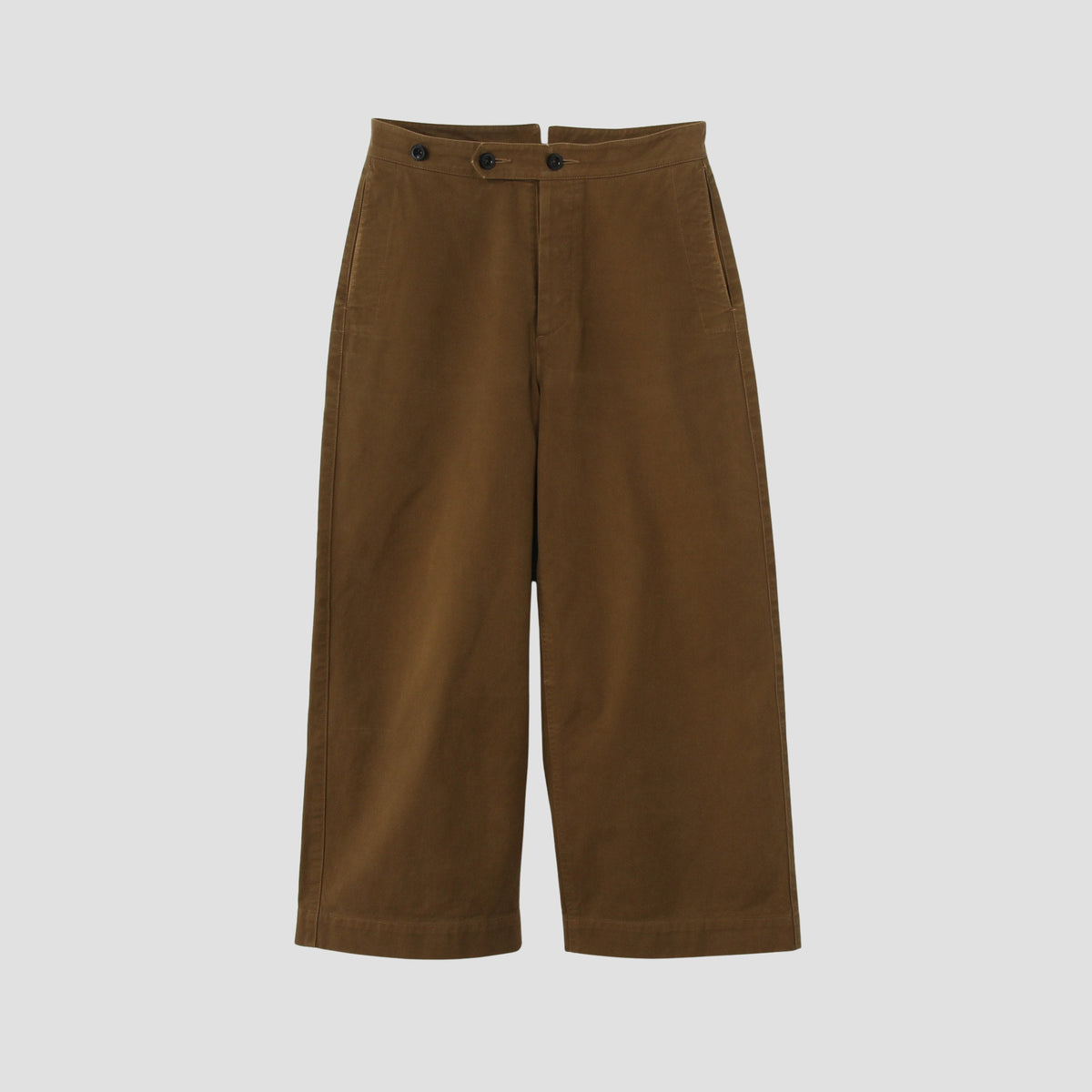 BASIC BRUSHED CHINO TROUSERS