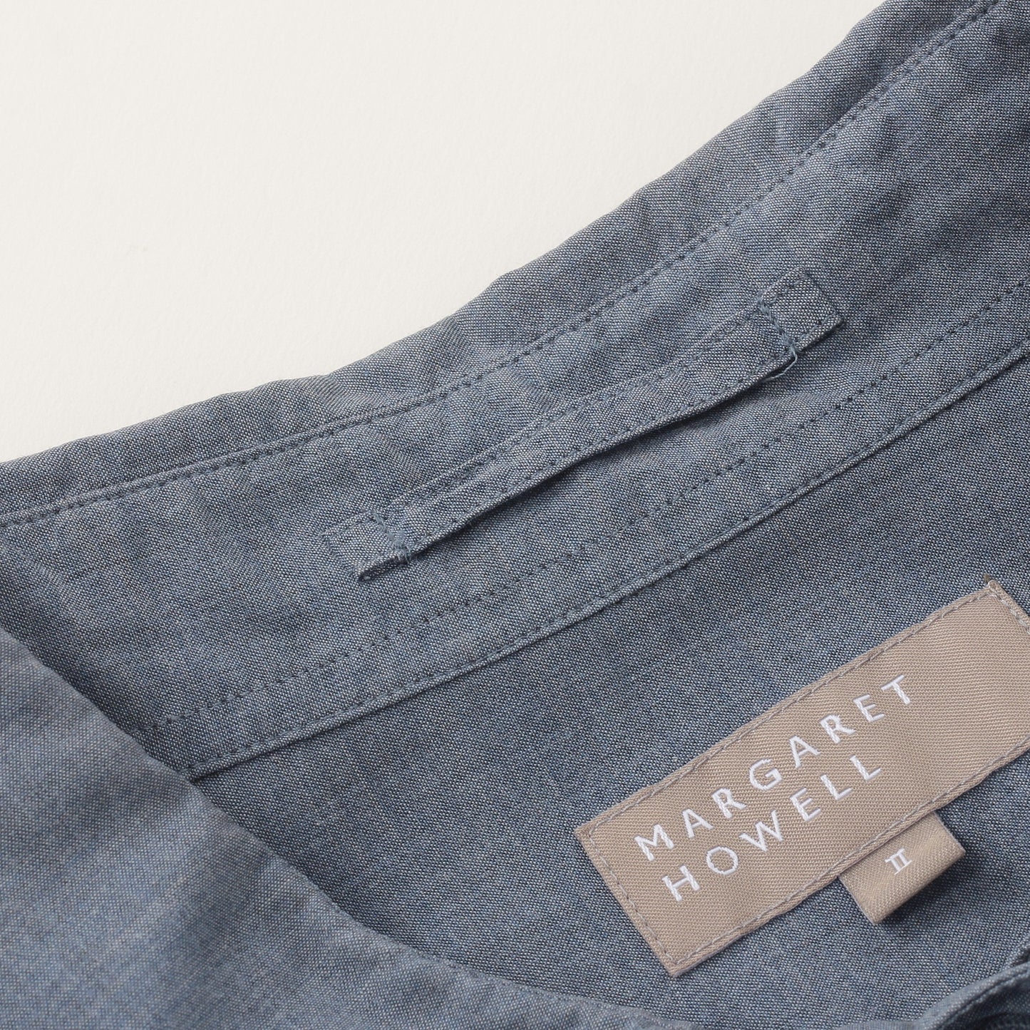 FINE COTTON CHAMBRAY SHIRT