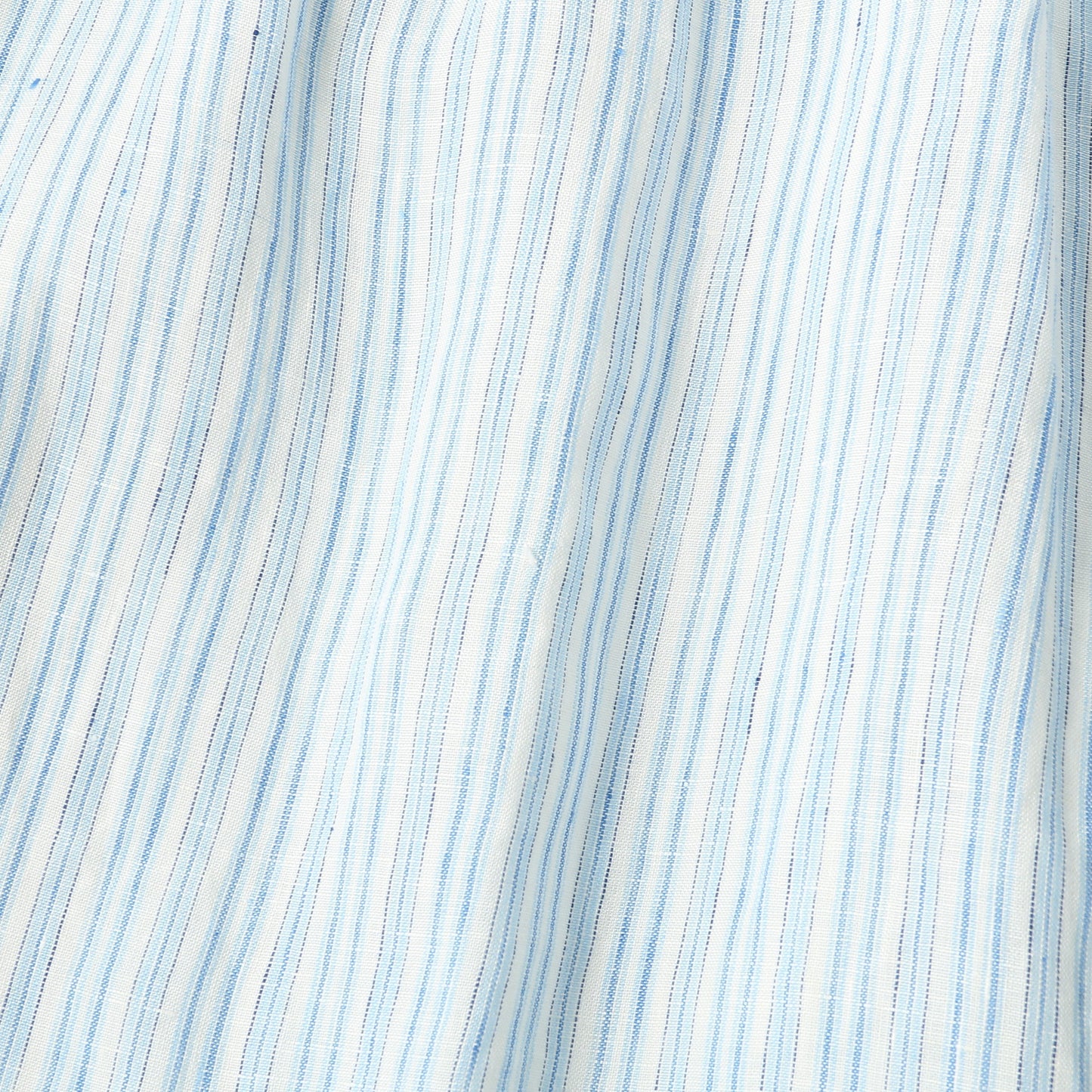 BLUE STRIPE LINEN SKIRT