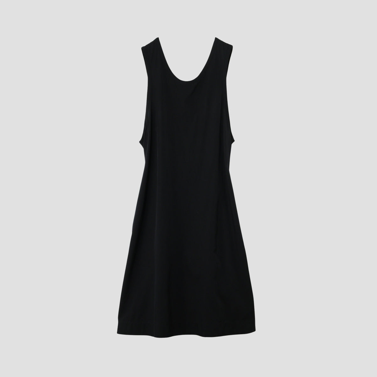 GLAZED COTTON CUPRA DRESS