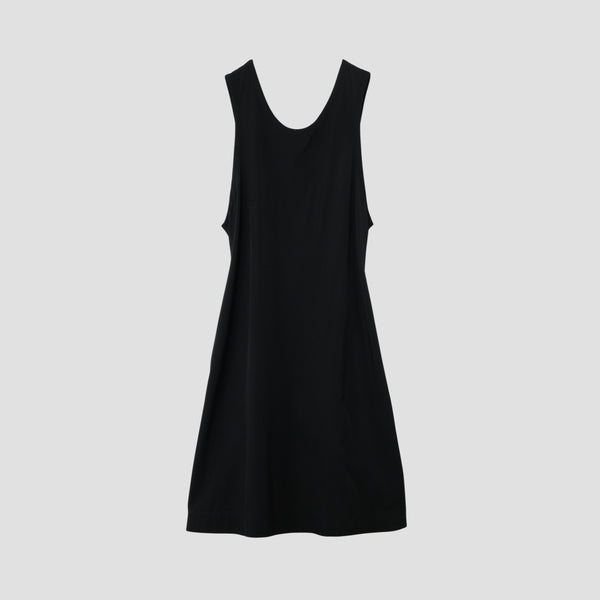 GLAZED COTTON CUPRA DRESS