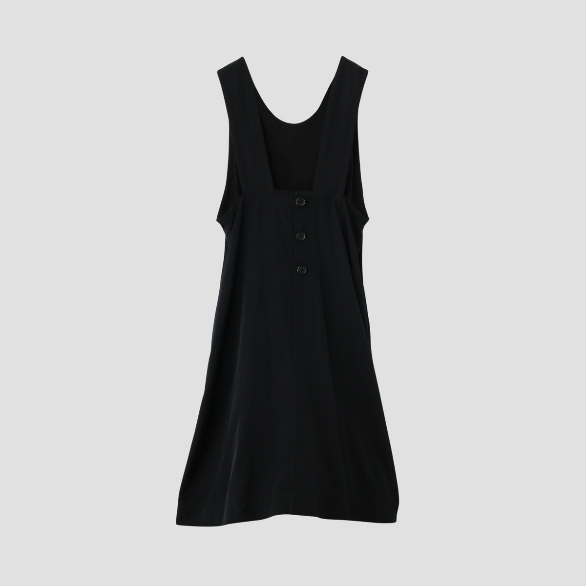 GLAZED COTTON CUPRA DRESS