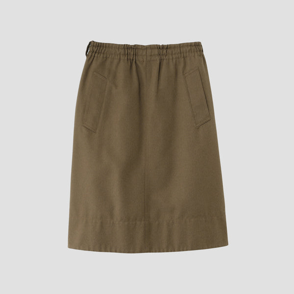 WOOL COTTON DRILL SKIRT