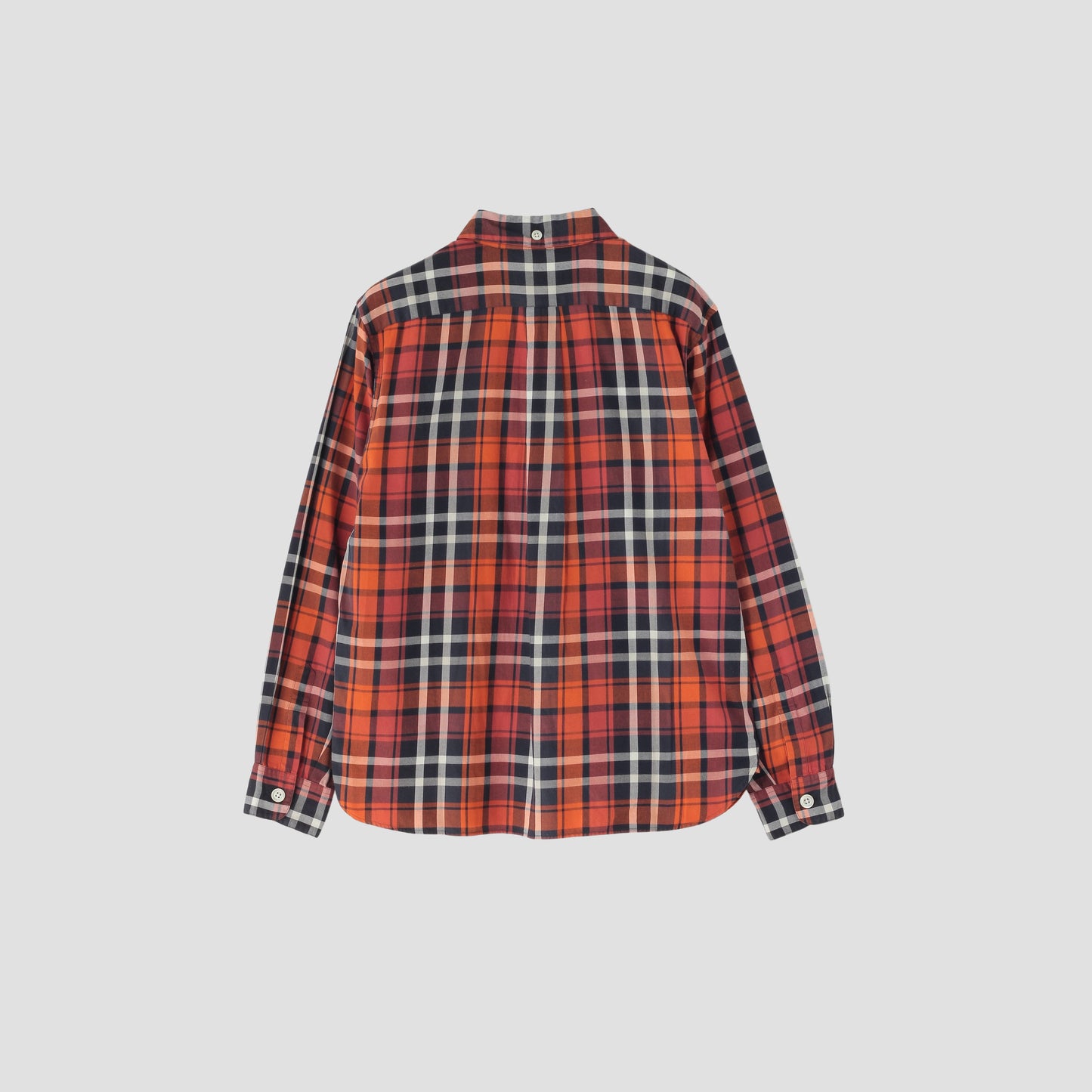 ORANGE TARTAN SHIRT