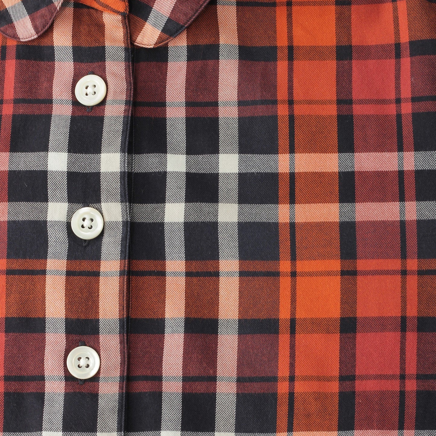 ORANGE TARTAN SHIRT