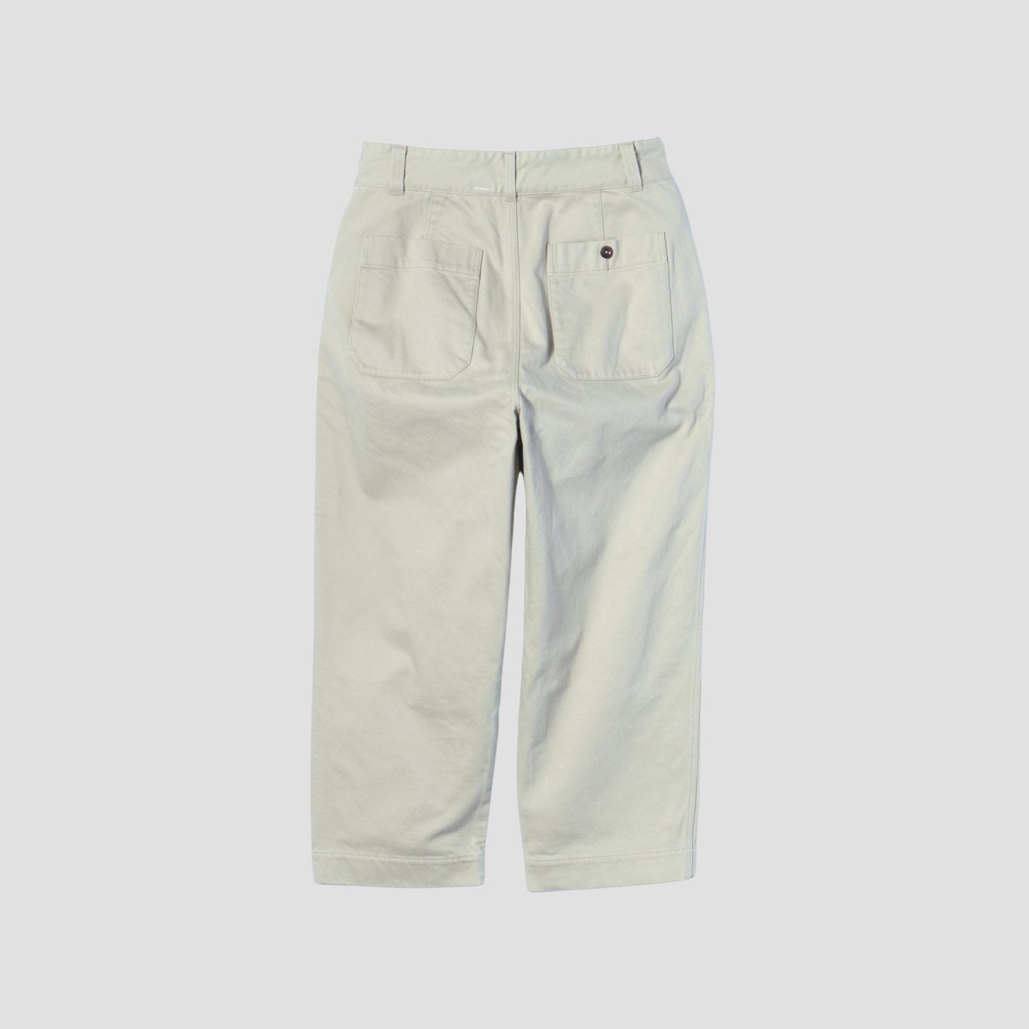 BRUSHED BACK COTTON TWILL TROUSERS