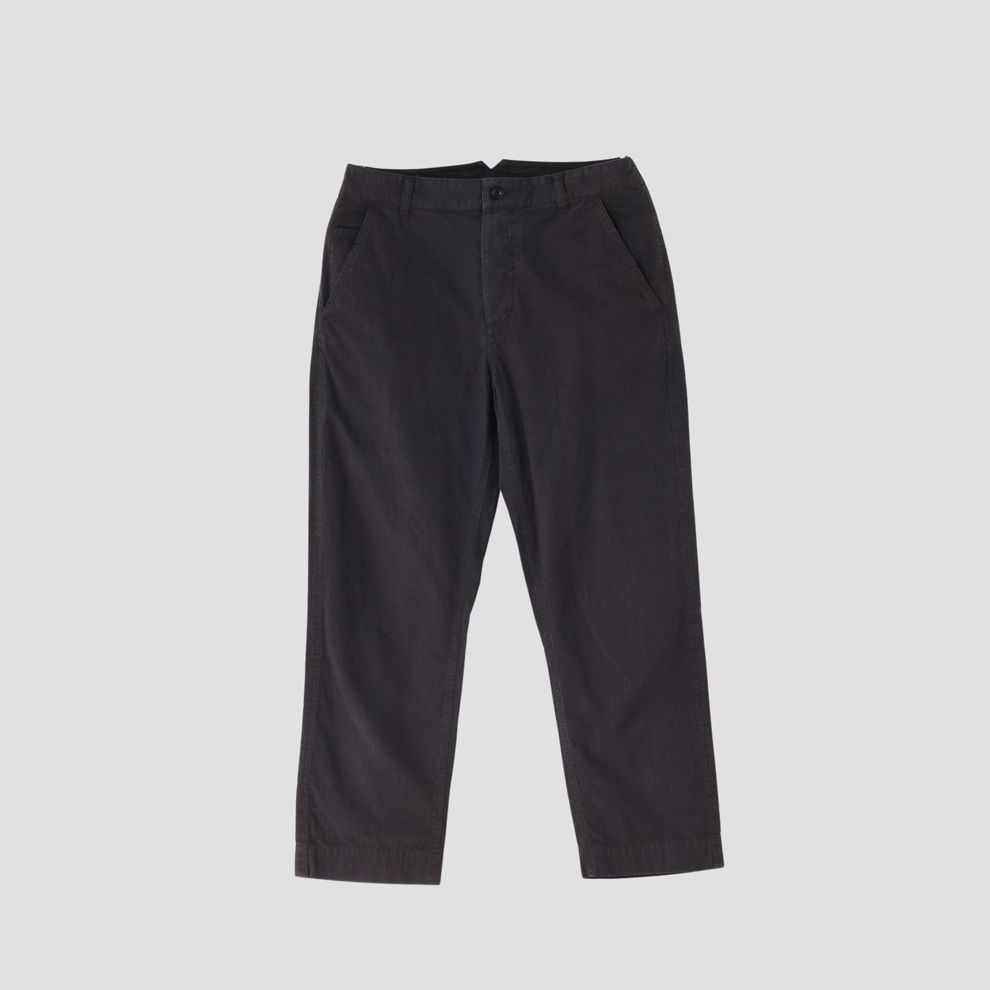 GARMENT DYE VINTAGE POPLIN TROUSERS