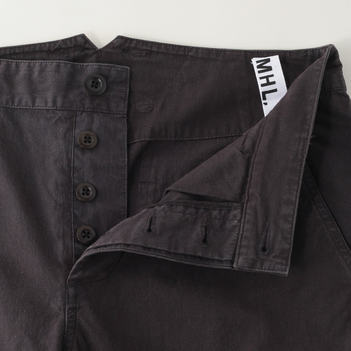 GARMENT DYE VINTAGE POPLIN TROUSERS