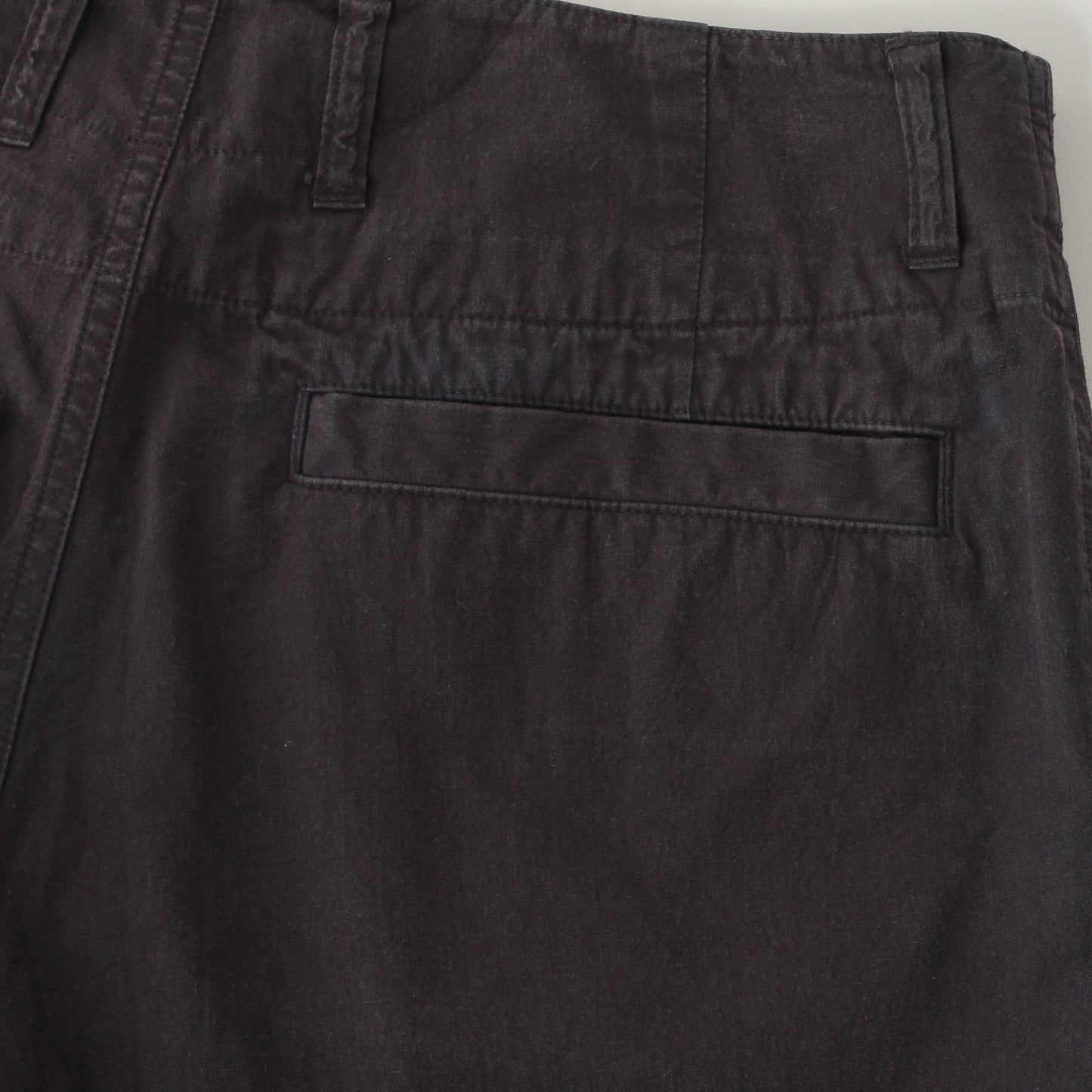 GARMENT DYE VINTAGE POPLIN TROUSERS