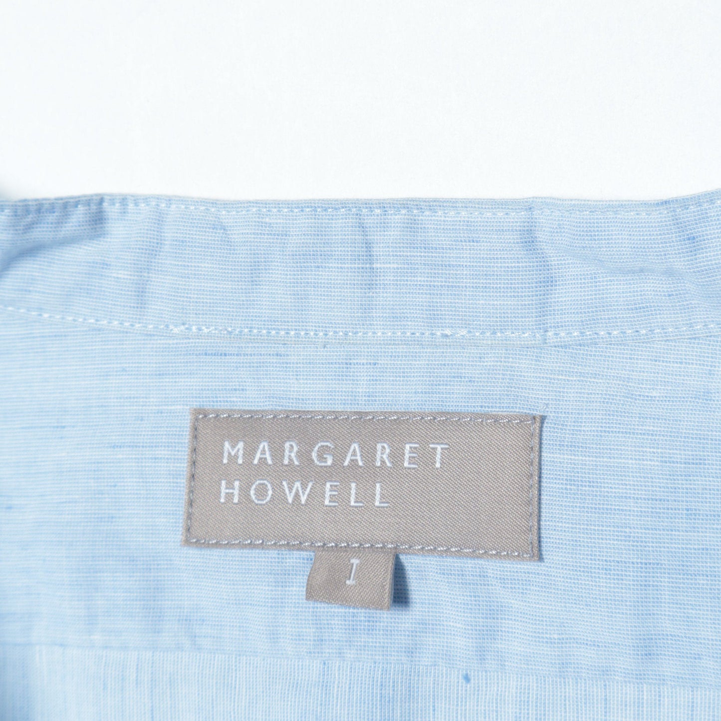 END ON END COTTON LINEN SHIRT
