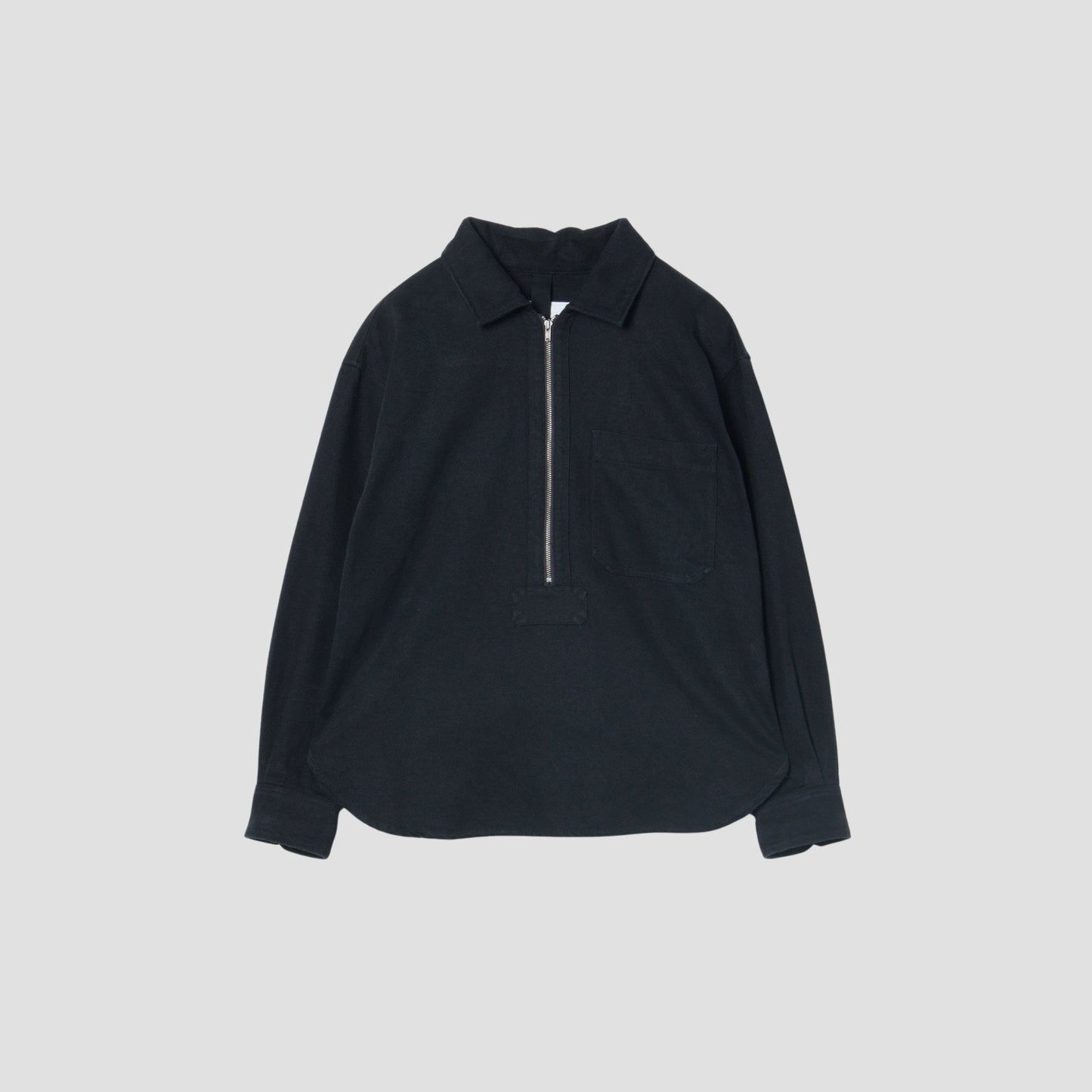 WORN LINEN COTTON DRILL SHIRT