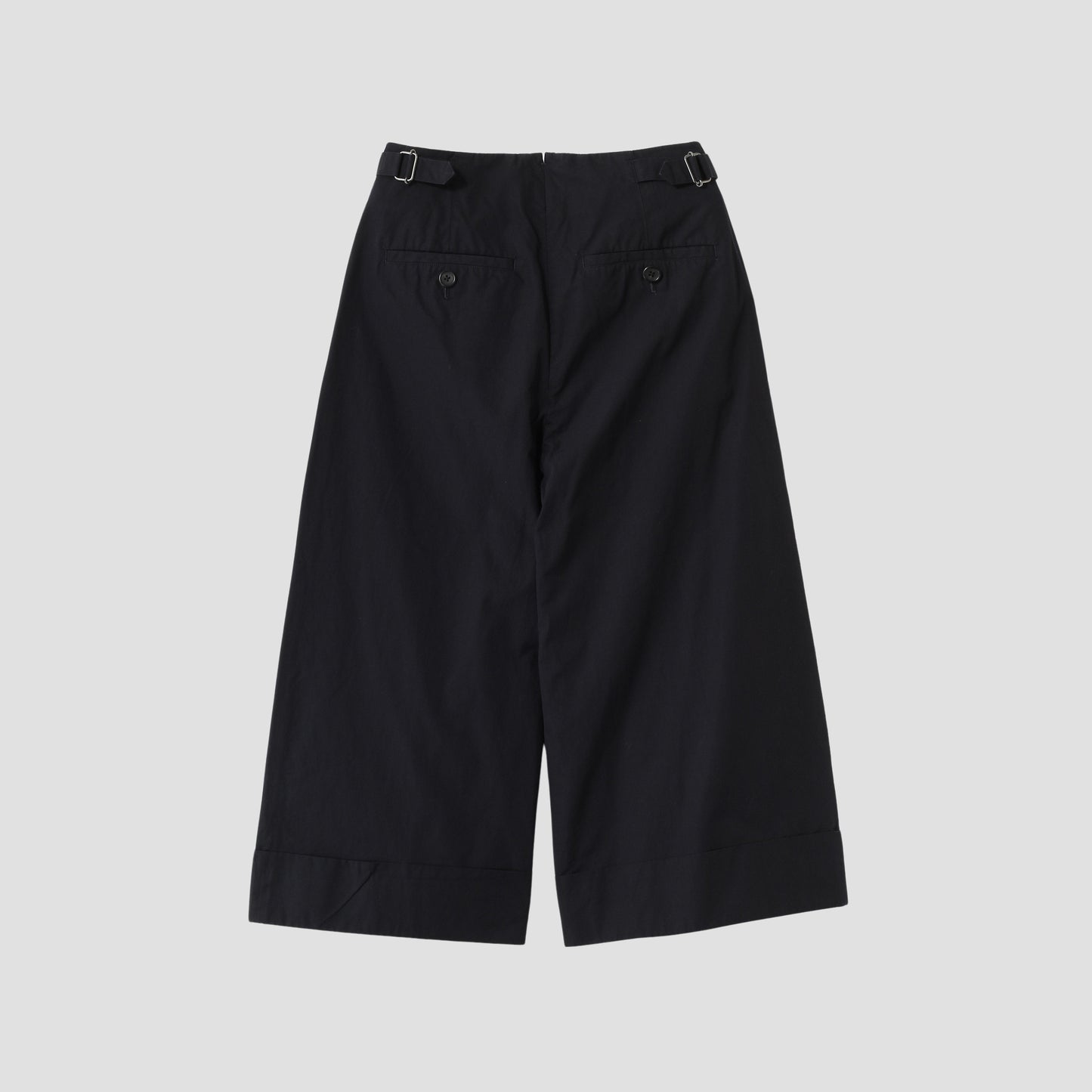 DENSE COTTON POPLIN TROUSERS