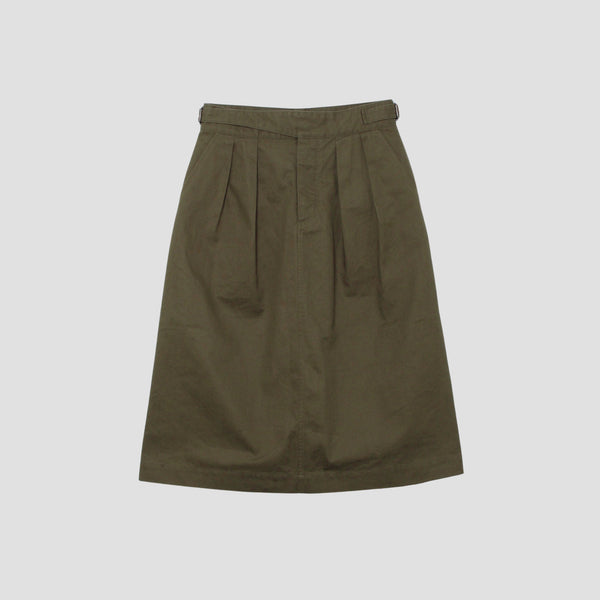 JAPANESE COTTON LINEN DRILL SKIRT