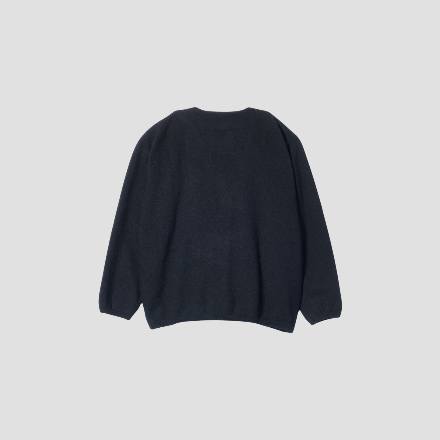 FELTED ROUGH WOOL KNIT