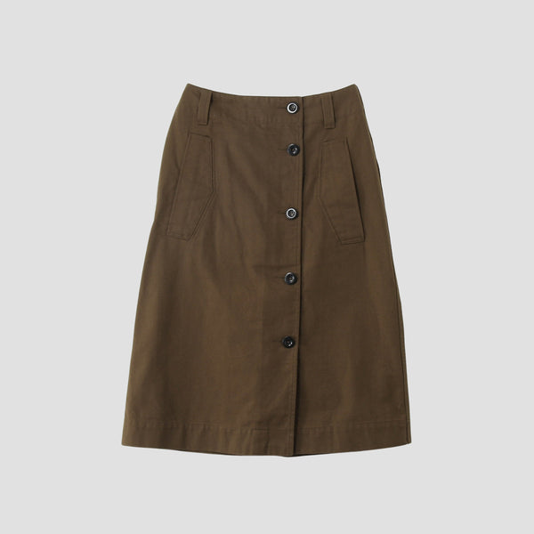 WORKWEAR COTTON TWILL SKIRT