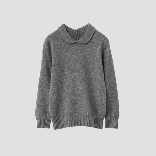 CASHMERE WOOL POLO JUMPER KNIT
