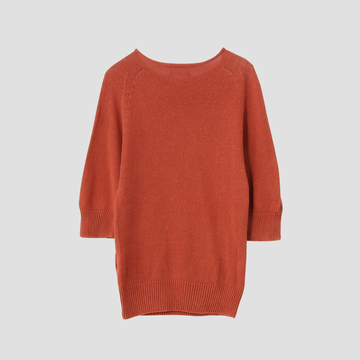 CAST OFF ROLL NECK KNIT