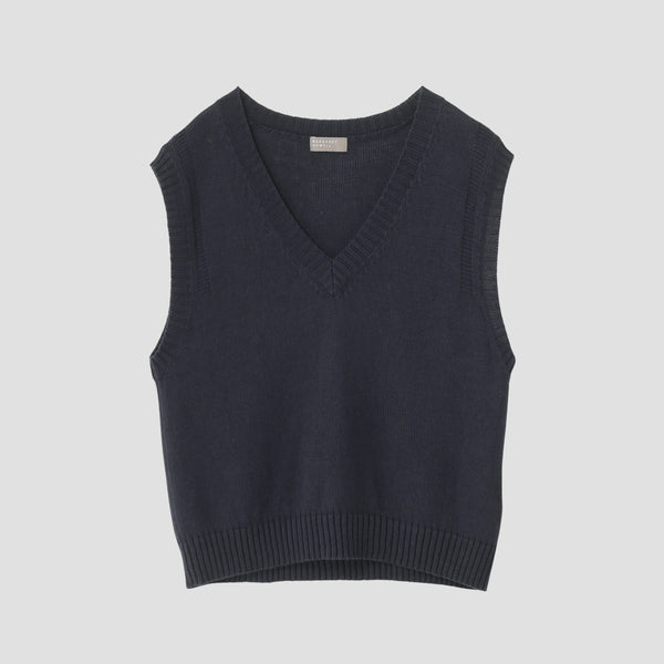 LINEN COTTON SILK SLIPOVER KNIT