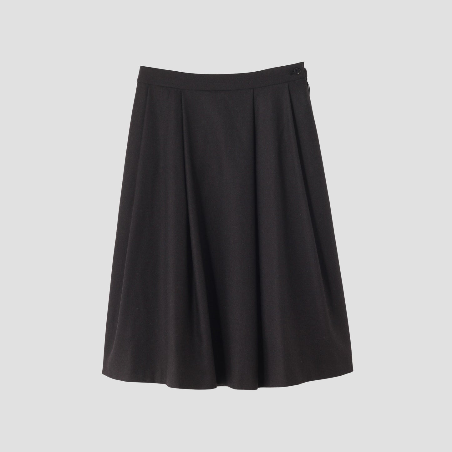 FINE WOOL FLANNEL SKIRT