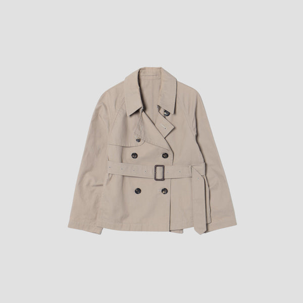 COMPACT COTTON TWILL COAT