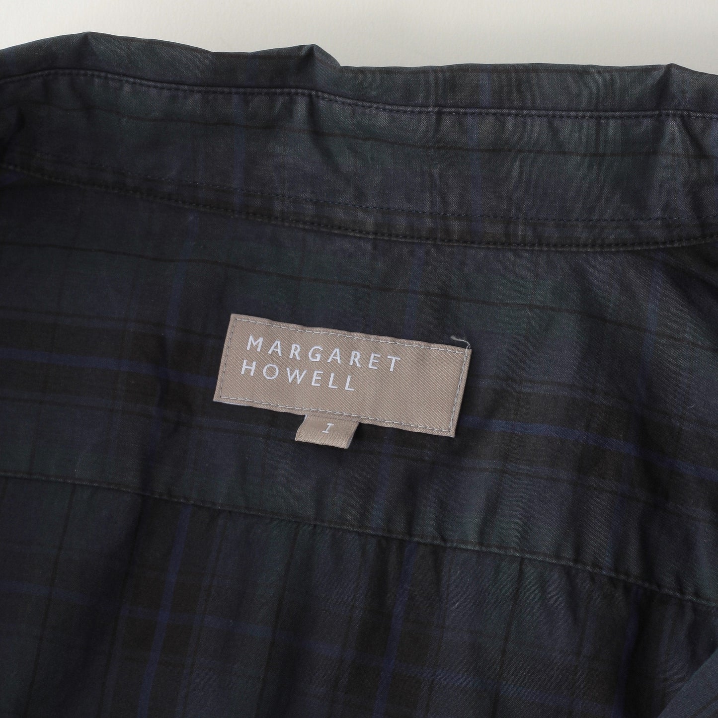 TARTAN POPLIN COTTON SHIRT