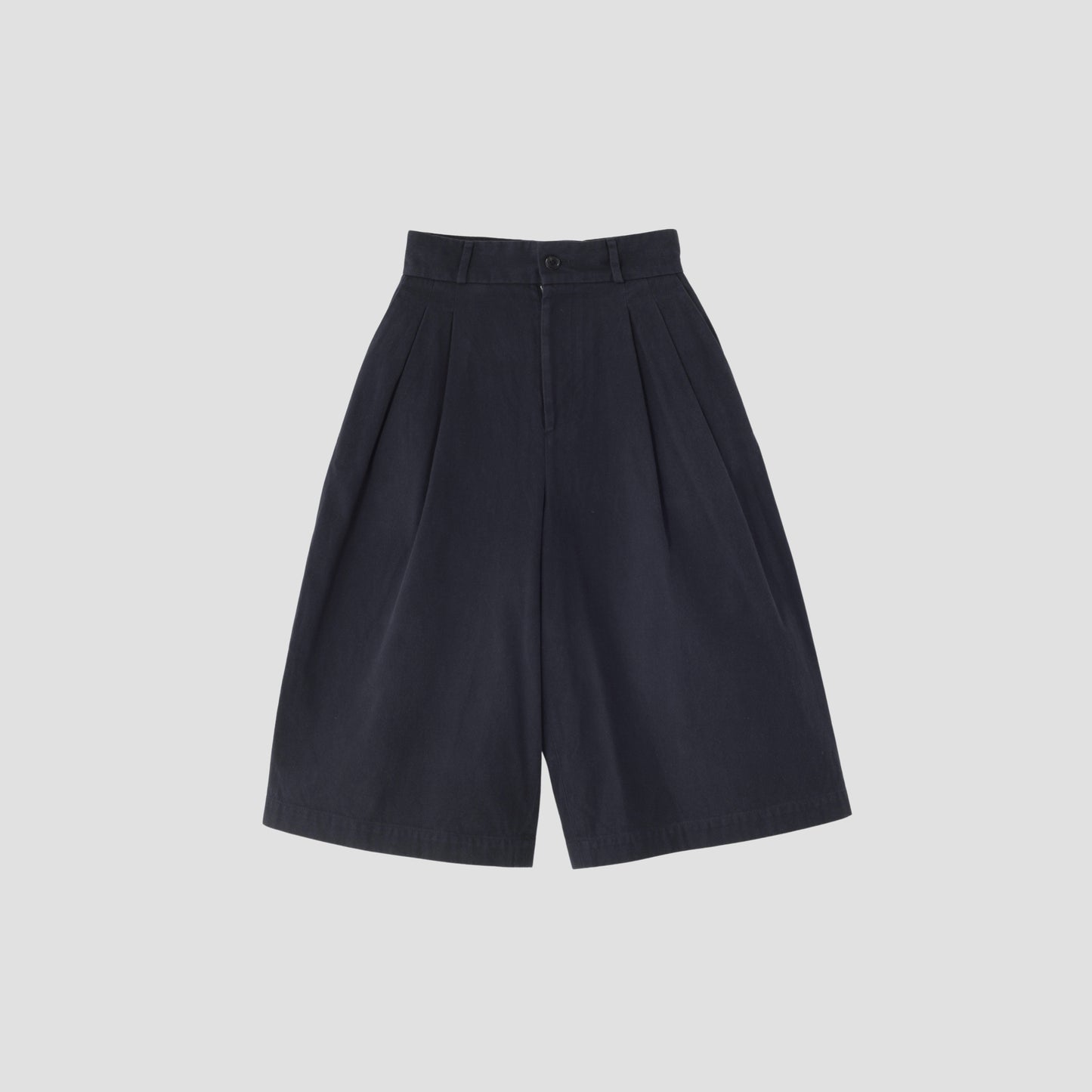 YARN DYE HEAVY COTTON TWILL TROUSERS