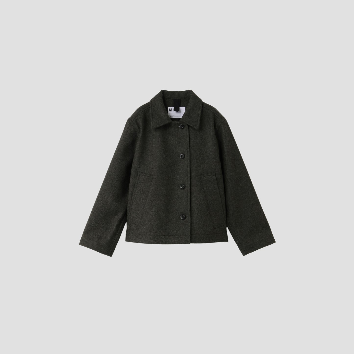 COARSE WOOL MELTON BLOUSON