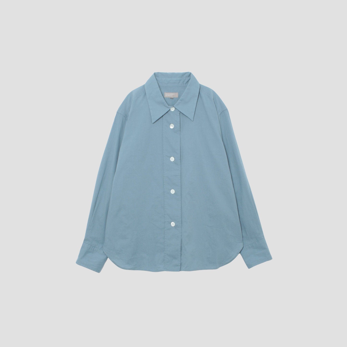 PIECE DYED WASHED COTTON SHIRT