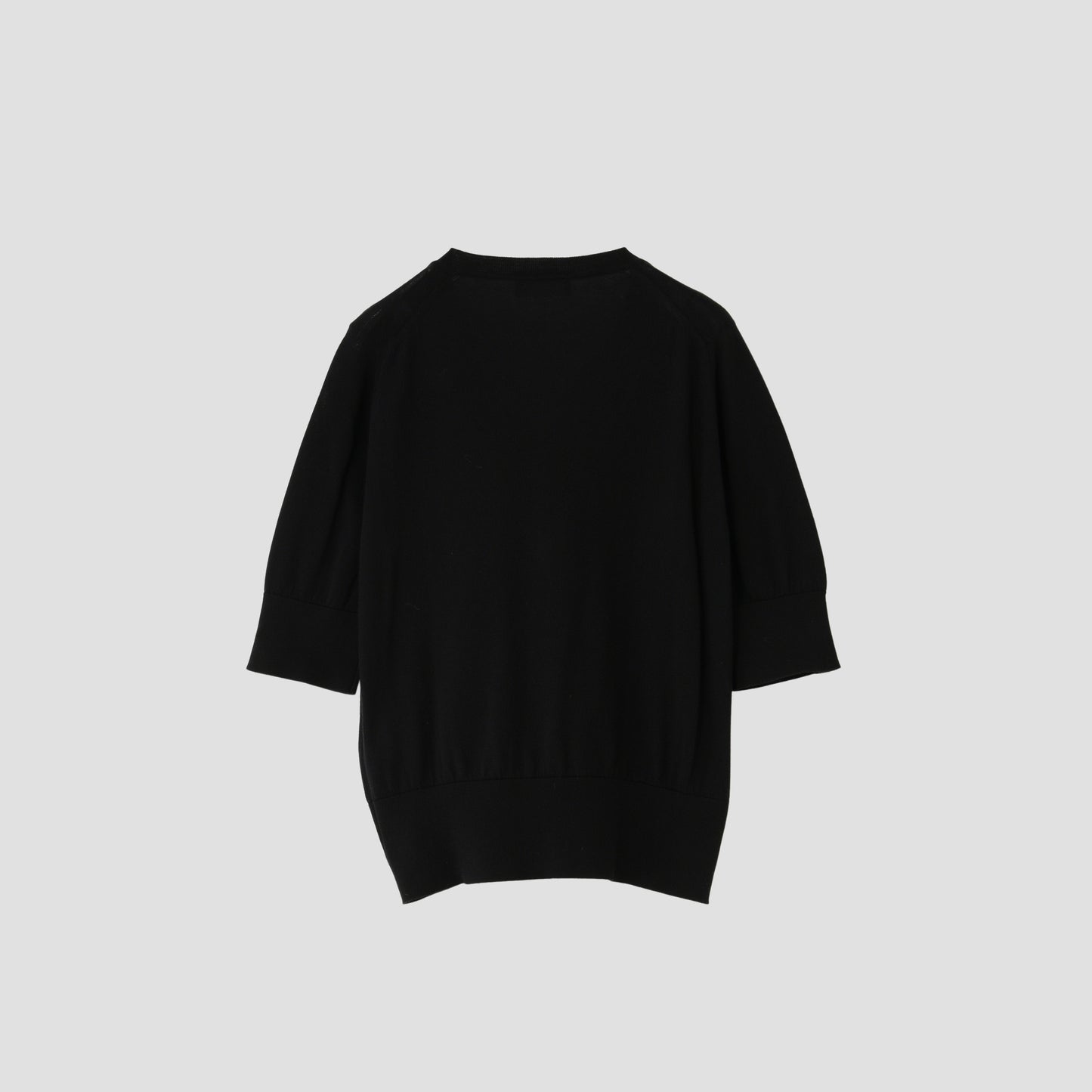 SEA ISLAND COTTON HIGH RIB CARDIGAN KNIT