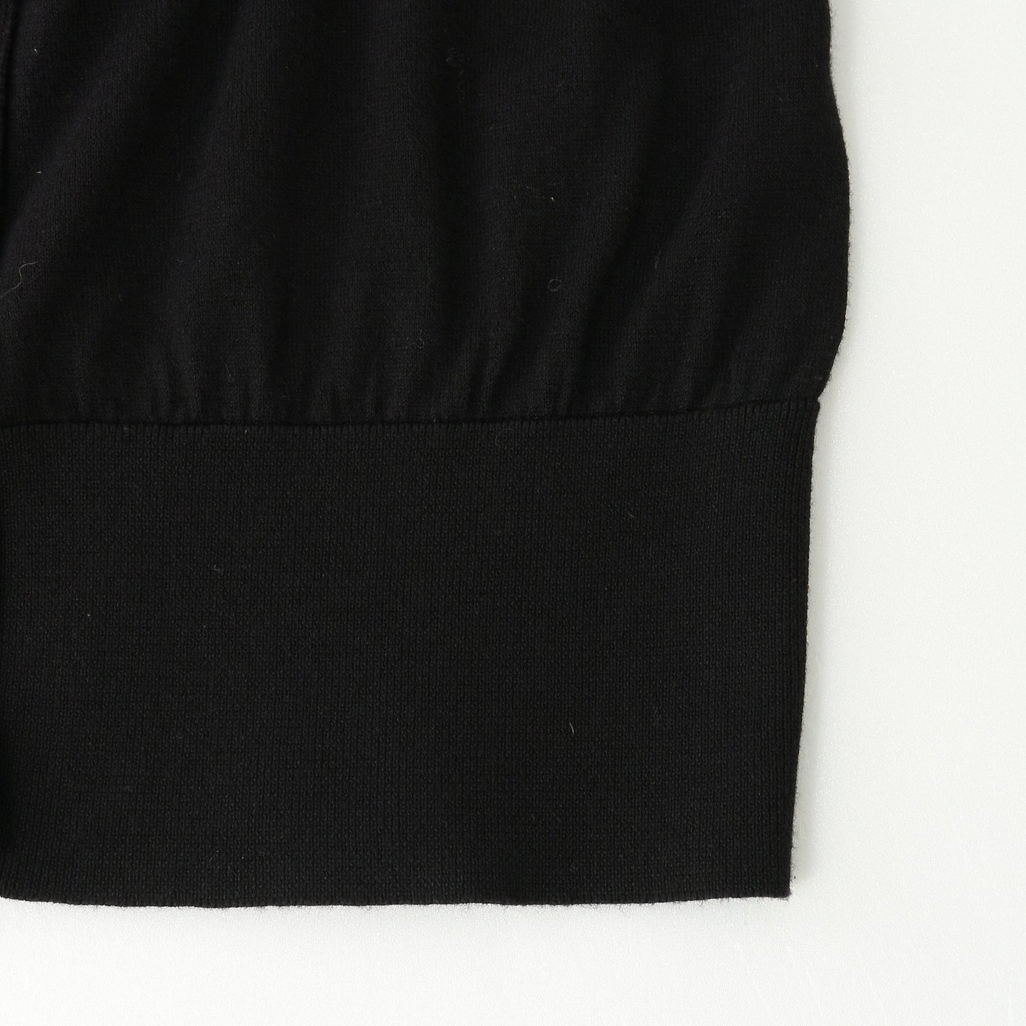 SEA ISLAND COTTON HIGH RIB CARDIGAN KNIT
